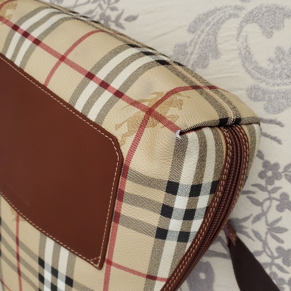 BURBERRY HAYMARKET CHECK VINTAGE BACKPACK - Picture 6 of 14